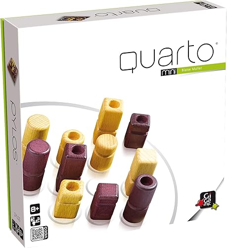 Quarto Mini Ganador de Mensa Select Versión para viajes del juego de estrategia abstracta de madera para niños y adultos Favorito de la noche de