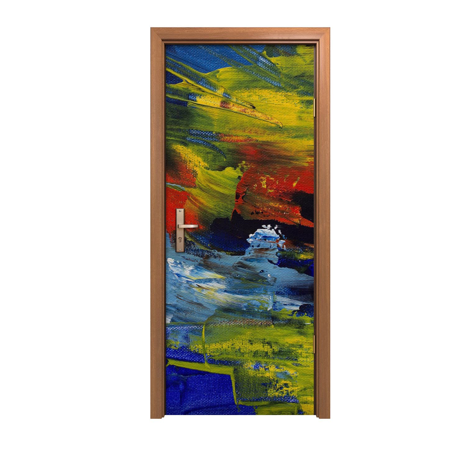 Autocollant de porte 90x200cm décoration murale design Brosser