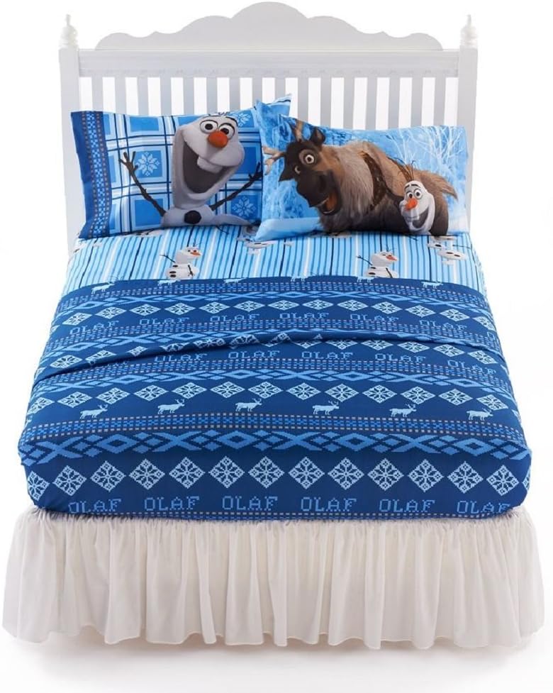 Disney Frozen Olaf Full Size Sheet Set