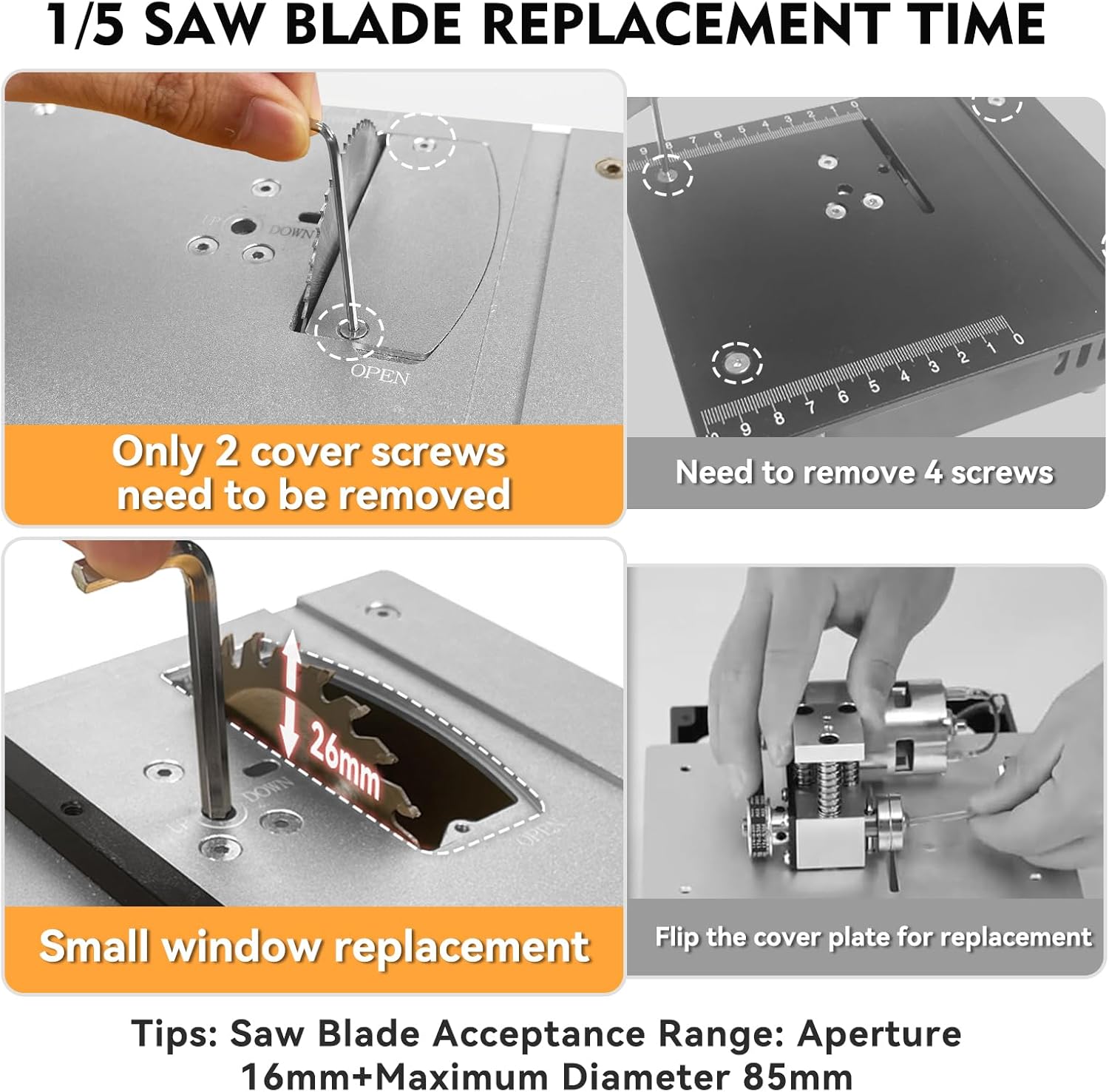 Mini Table Saw for Crafts[Dual 795 Motors & Switches] Max 200W/12,000RPM/26mm Adjustable Height Table Saw with Accessories.Gift for Men and Women's Creating Handmade Gifts,Exploring Hobbies,Models