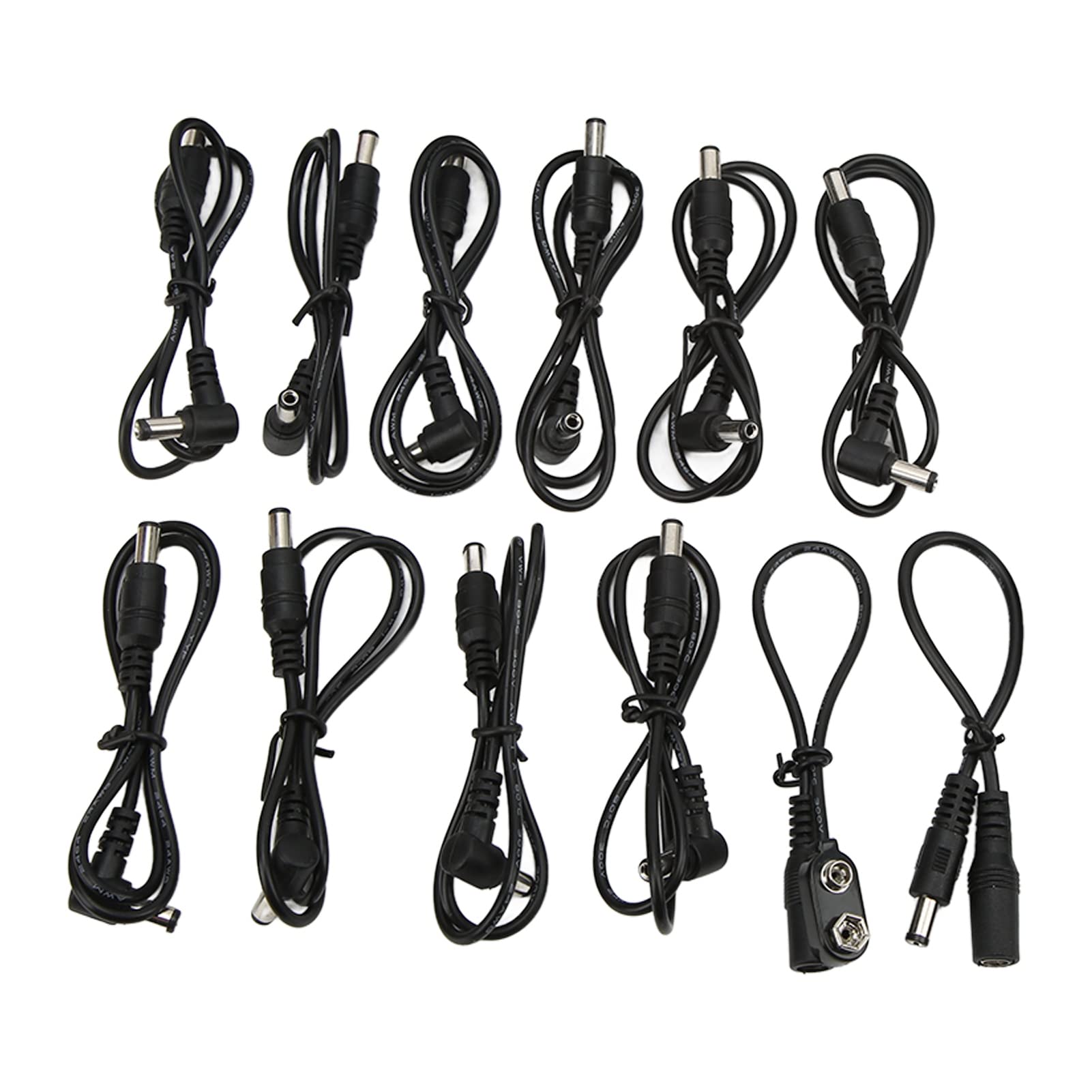 Jeffergarden Alimentazione a Pedale della Chitarra 10 Output Isolato 9 V Alimentatore per Pedali per Chitarra con 2 Tensione Regolabile (Plug dell'UE 100-240V)
