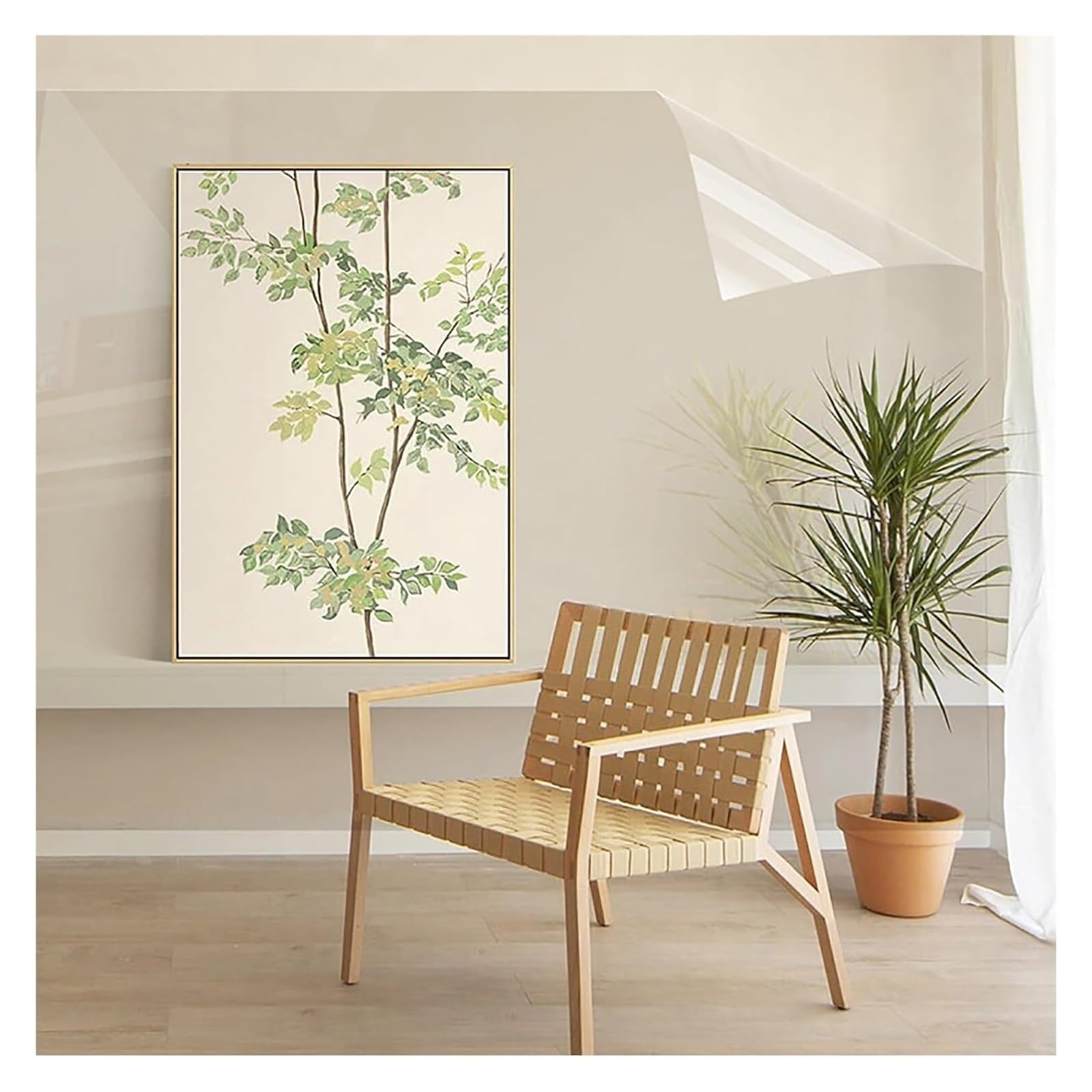 Przezroczysta folia ochronna na ściany, Folia ochronna na ścianę elektrostatyczna, samoprzylepna, olejoodporna, wodoodporna, przezroczysta, różne rozmiary(120x500cm)