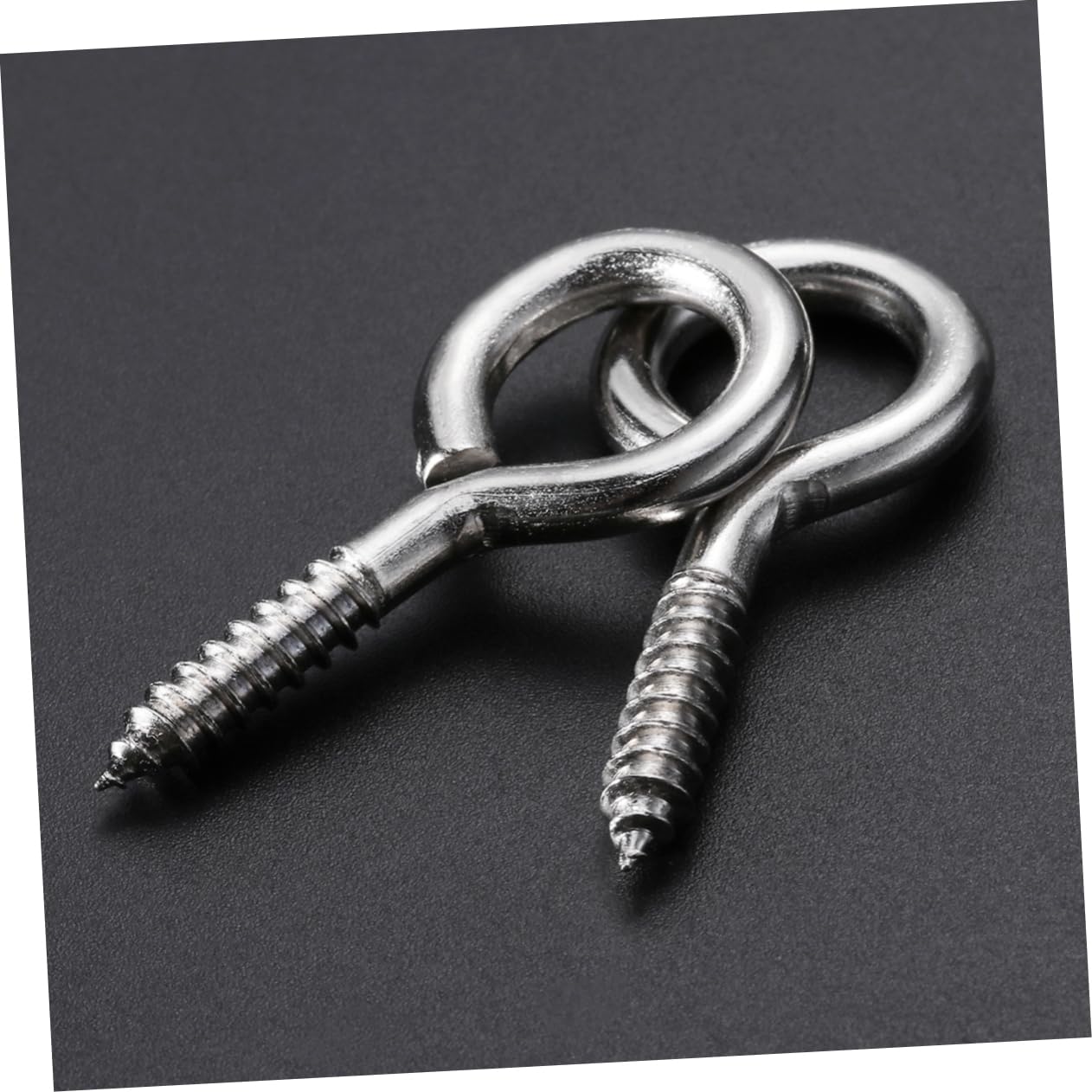 ORFOFE 25pcs Silver Eyelet Screws Jewelry Hook Kit for DIY Craft Screw Eye Pin Peg Long-Lasting Use
