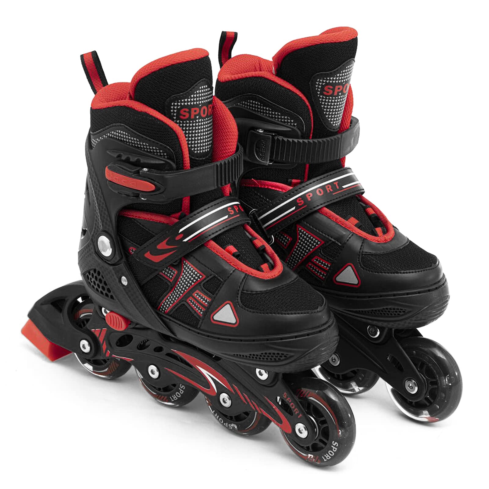 Patin à roulettes Ajustable, Roues Lumineuses pour Enfants