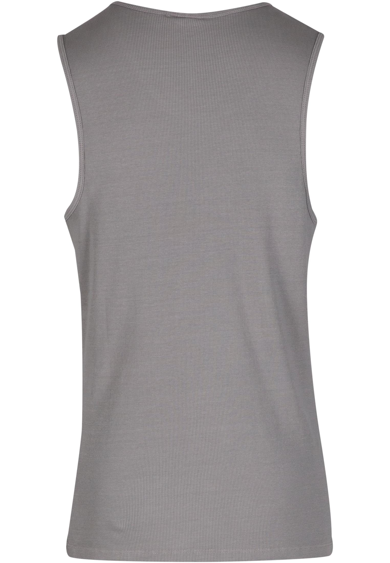 Urban Classics Męski T-Shirt Washed Rib Tanktop, prążkowany tank top dla mężczyzn, sprany sportowy tank top, rozmiary S - 5XL, steelgrey, 3XL