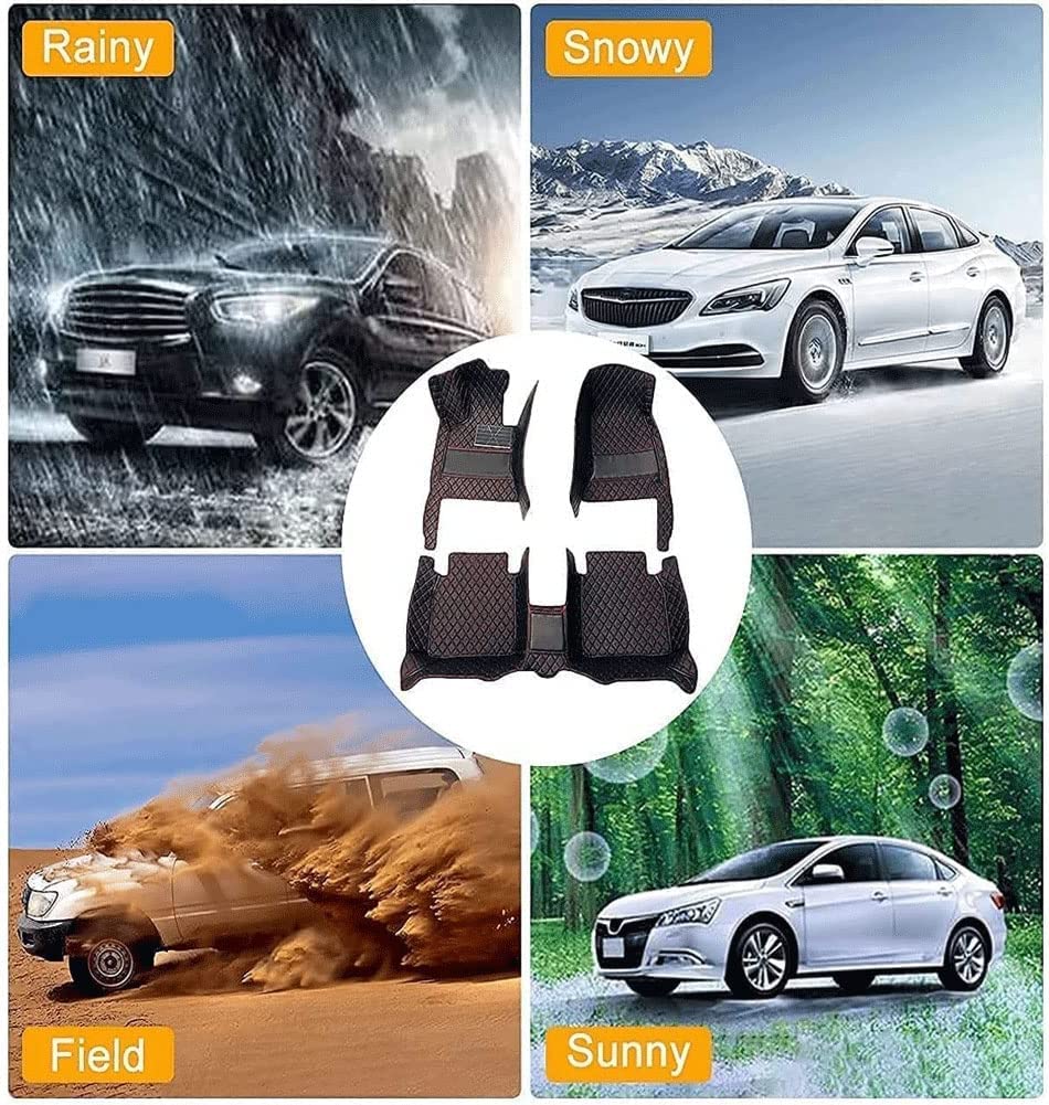 Niestandardowe dywaniki samochodowe do BMW serii 1/2/3/4/5/6/8 2001-2021, skórzane maty na każdą pogodę, wodoodporne, maty antypoślizgowe, akcesoria do wnętrza samochodu, beżowe