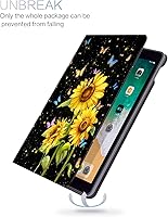 Vista 4 de Funda para iPad 9Th / 7Th / 8ª generación, para iPad 10.2, funda protectora a prueba de golpes, visión multiángulo, soporte ajustable, encendido