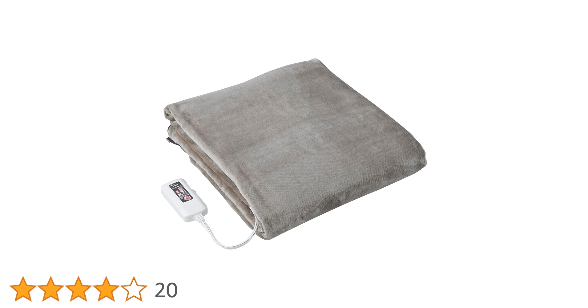 Amazon.co.jp: [山善] 電気毛布 掛け 敷き 兼用 188×130cm 洗える