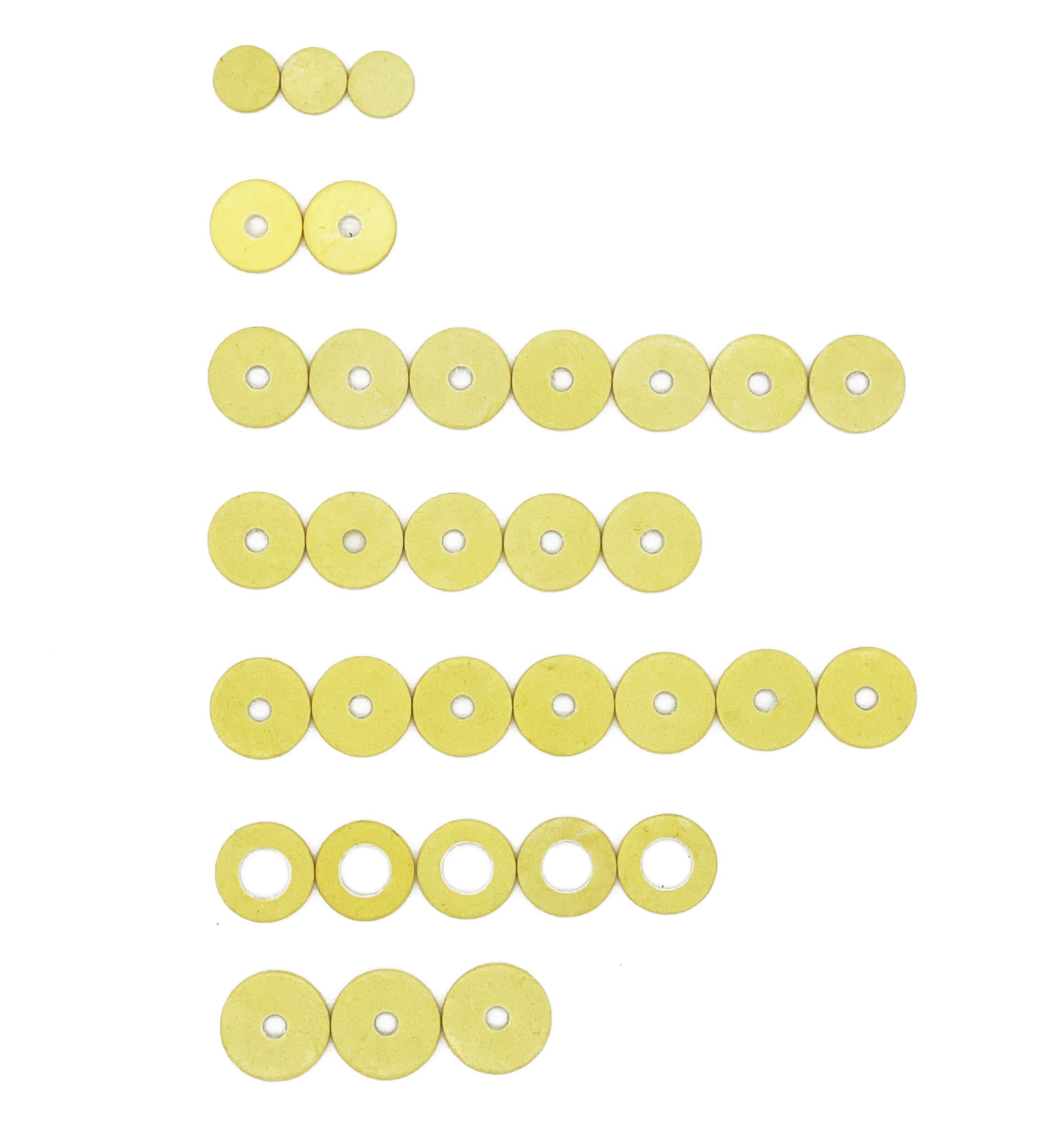 32 Deluxe-Flötenpolster Soundman® Universal-Polsterset Polster Querflöte Ringklappen - 32 Flute Pads