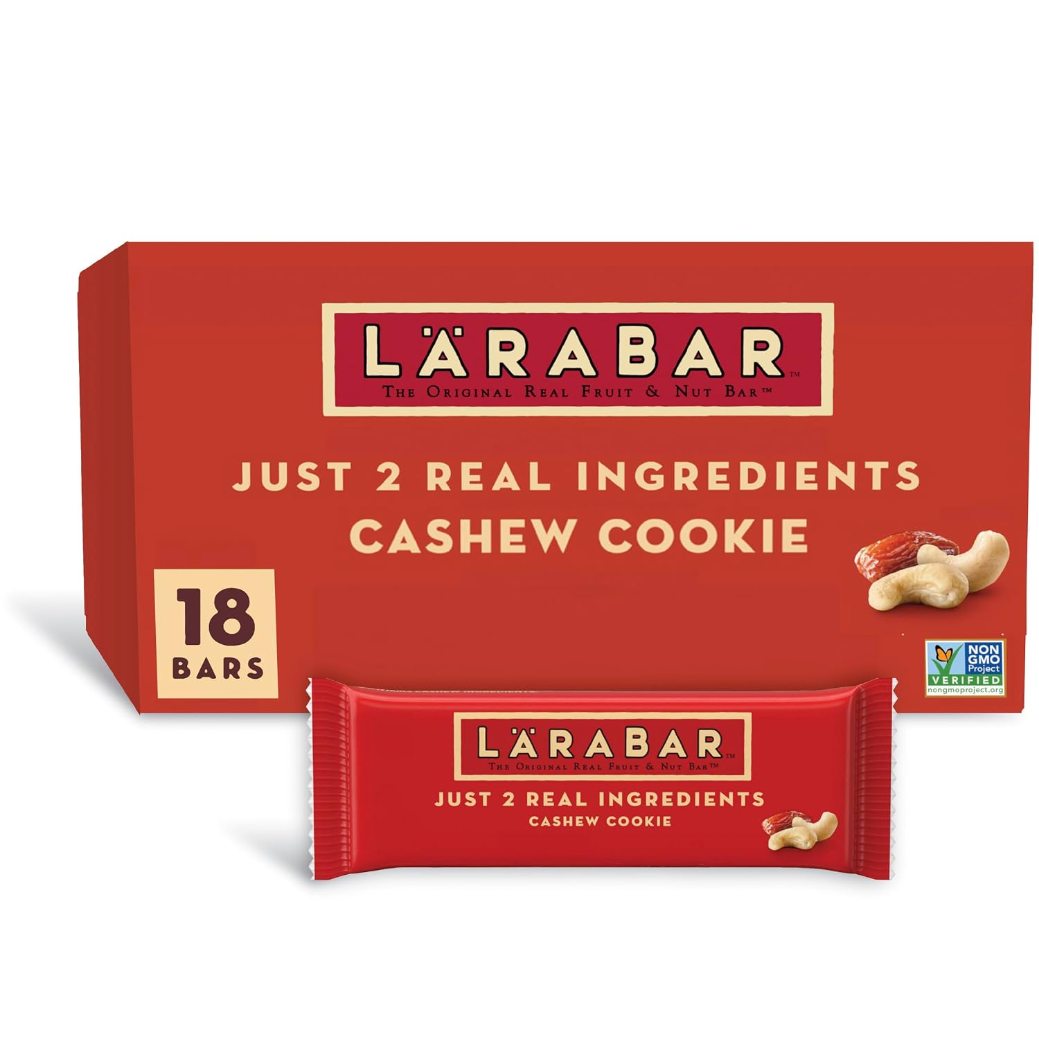 Larabar Cashew Cookie, Fruit & Nut Bars, 18 ct, 30.6 oz