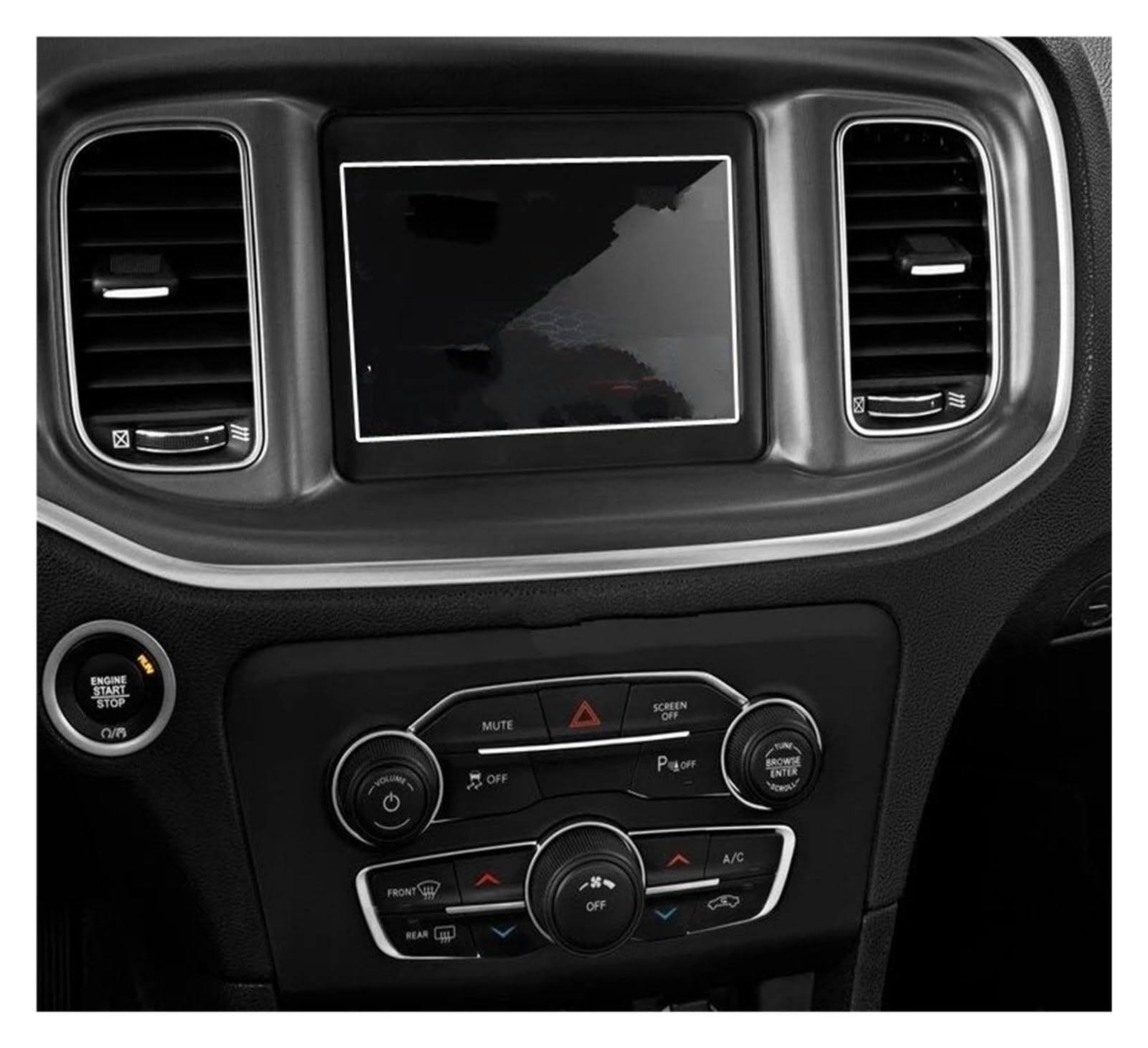 Tempered Schutzfolie 8,4 Zoll Displayschutzfolie Aus Gehärtetem Glas Für Dodge Für Charger Für Challenger Mit GPS-Navigationssystem 2017–2021