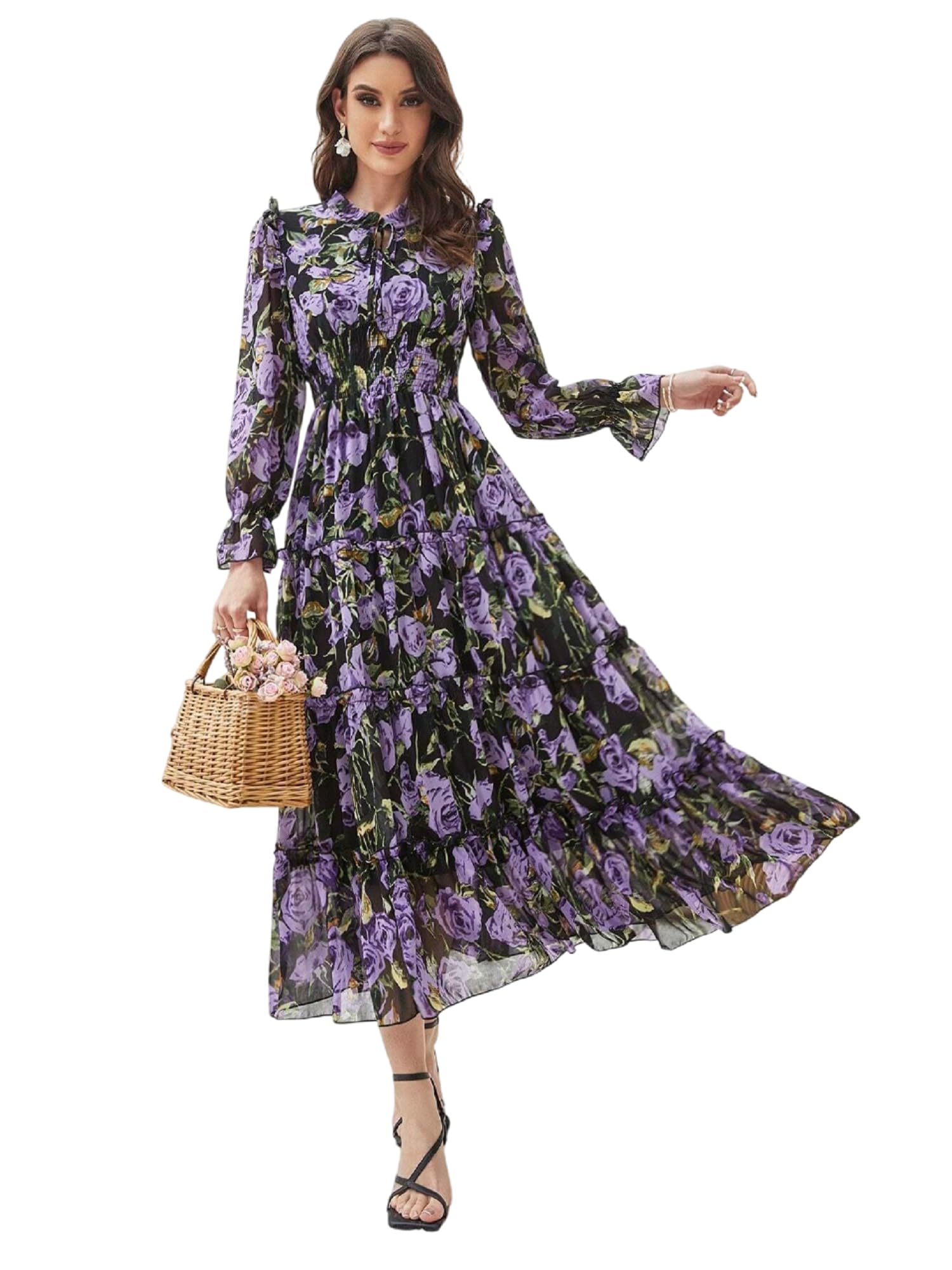 WROGN One Piece Long Maxi Dresses for Women (K-174-176) in neutral