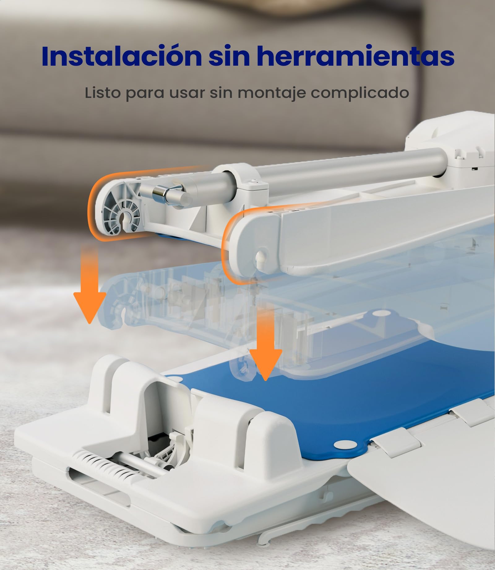 VOCIC Asientos de elevación eléctricos – Silla elevadora Multifuncional, Ajustable hasta 48 cm, Ayuda para levantarse del Suelo, Soporte hasta 136 kg, Ideal para Personas Mayores