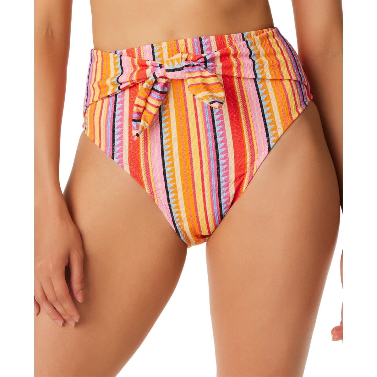 Jessica Simpson Slip bikini da donna a vita alta Escape to Pacific