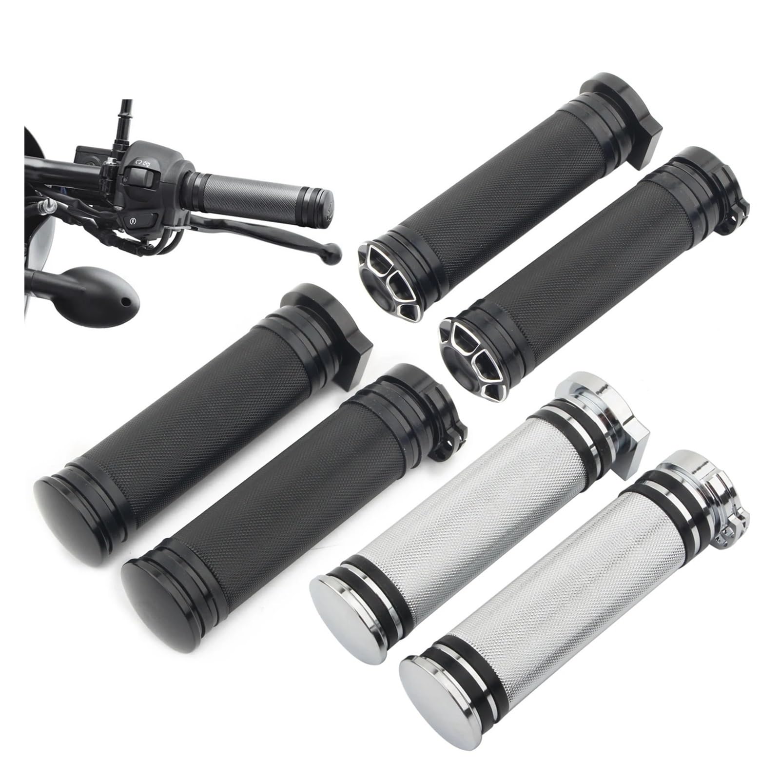 Manopole manubrio moto da 22MM 7/8 ''impugnatura per manubrio in alluminio per Har&ley Street 750 500 XG500 XG750 2015-2020 Manopole manubrio