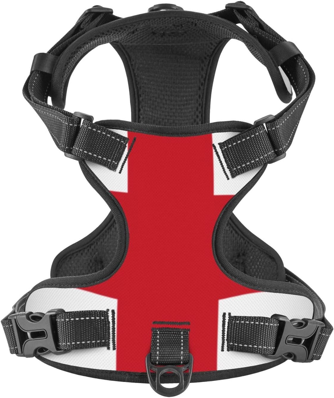 Flag of England No Pull Dog Vest Harness for Small Medium Large Dog Puppy Pets Cats Outdoor Walking