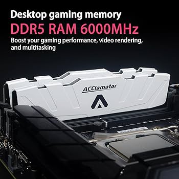 DDR5 32GB 6000MHz Ram (16GB×2 PC5-48000) Desktop (DIMM