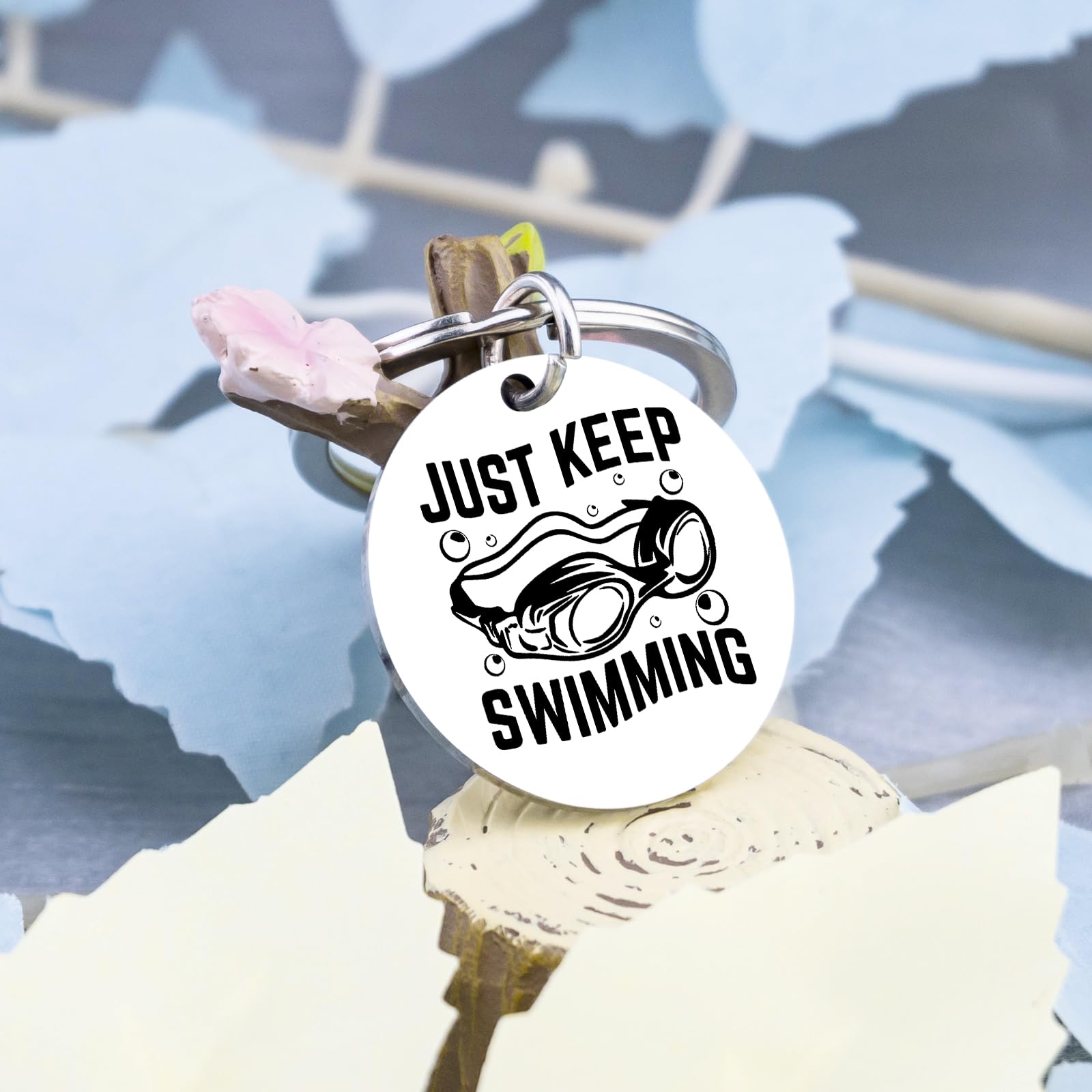 Swimming Accessories Gifts for Swimmers Swim Gifts for Men Women Boys Girls Swimmer Gifts for Swimming Lovers Coach Unique Swimmers Pool Keychain Swim Stuff