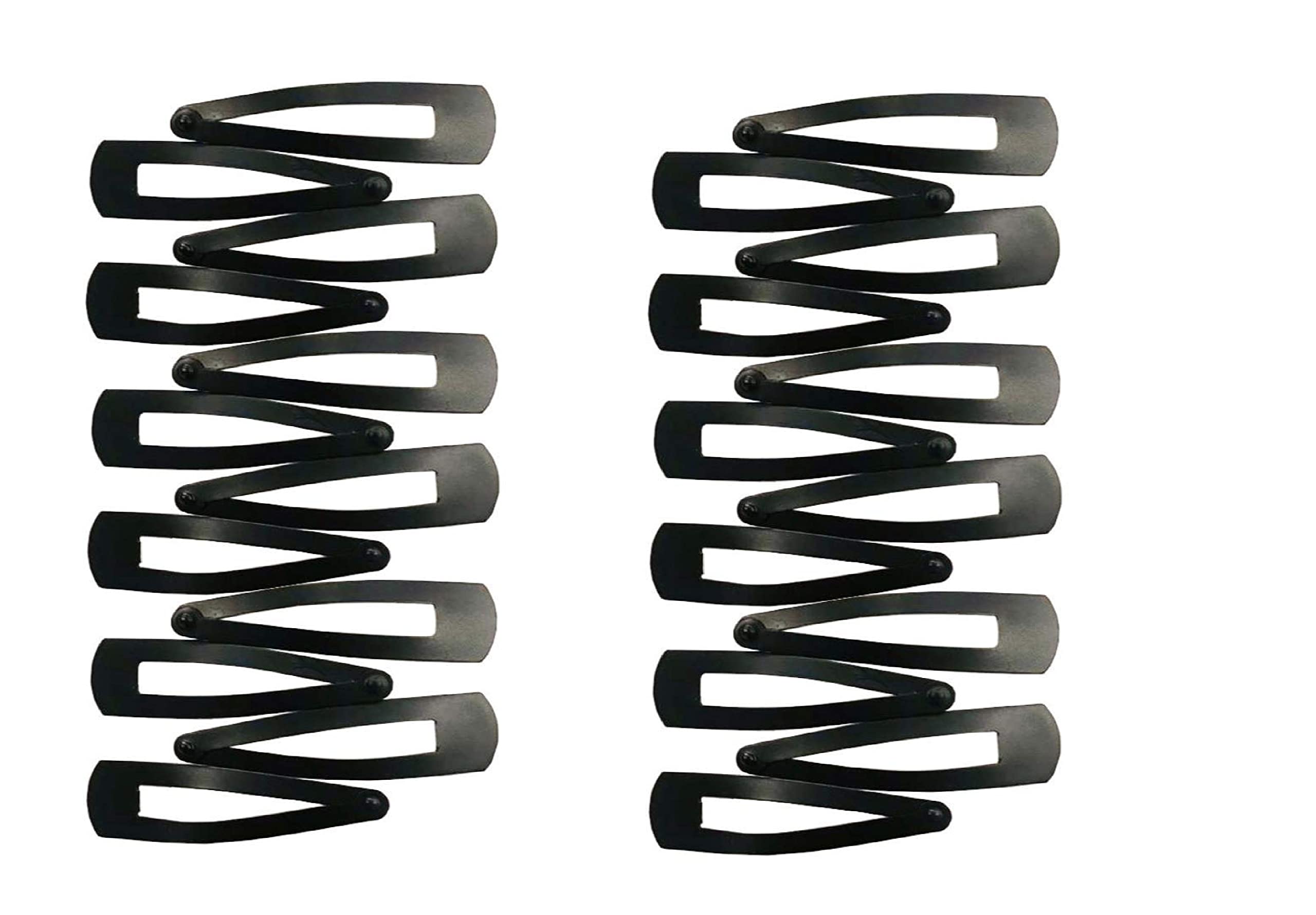 OJ Black Color Tic Tac Hair Clip Pin Metal Hair Accessories Regular Long Shape Hair Clip Tic Tak For Kids, Women & Girl Matt Shade School College Office Use Big Size Pack Of -24pc-image-33