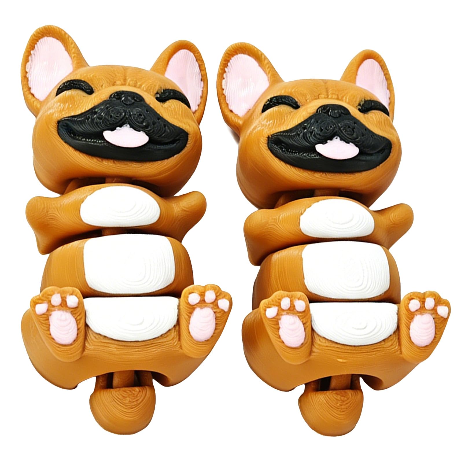 Virelynx 1 Pair Magnetic Animal Ornaments – Cute Flexi Fidget Toy with Lion and Koala, 3D Printed Articulated Collectible Figures