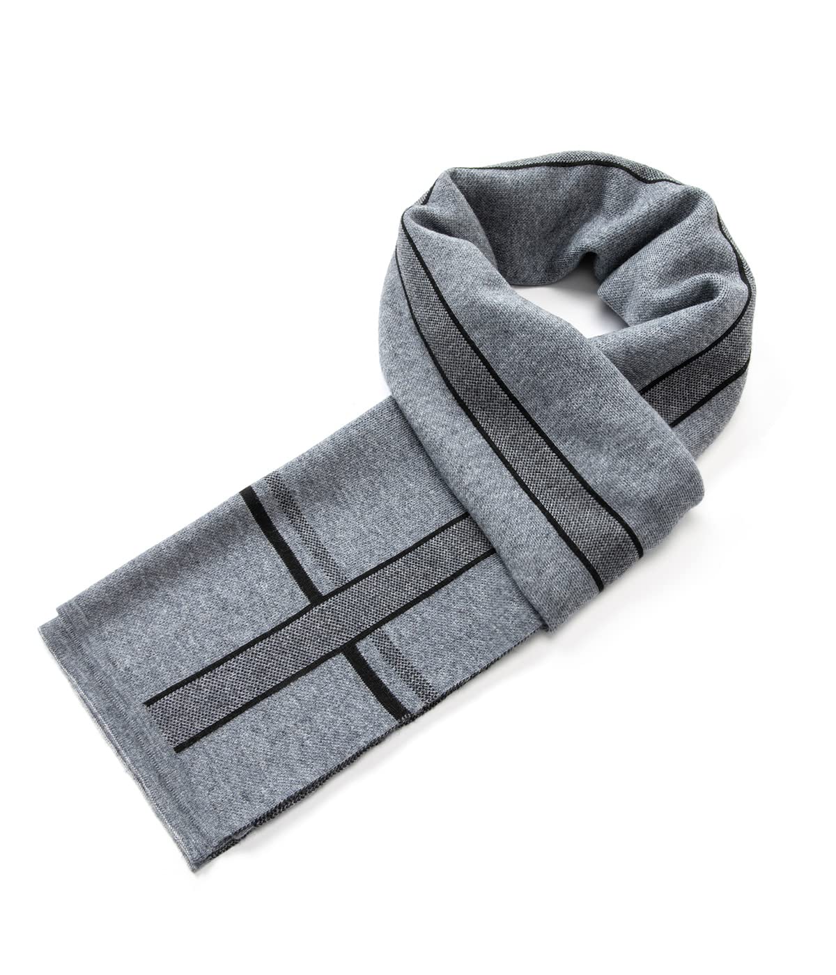 Villand Striped Merino Wool Scarf
