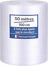 Bubble Wrap Roll 50 m x 100 cm – Made in France – Ideal for Packaging Moving or Shipping – High Quality Bubble Wrap