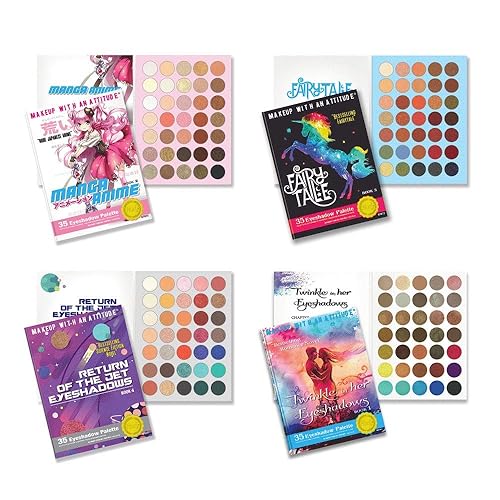 RUDE Paquete de paletas de sombras de ojos Book Series 8