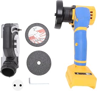 FTVOGUE 3 Inch Cordless Small Circular Saw 19000RPM with No Tool Dust Collection Protective Cover for Woodworking Metal Stone Cutting (US Plug)