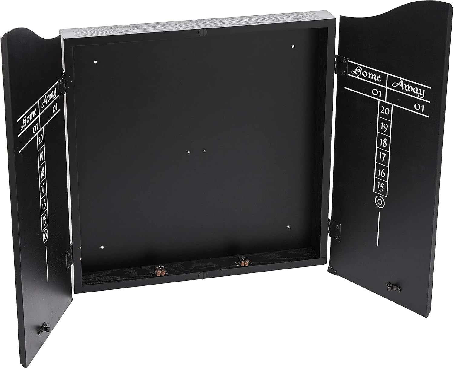 CueStix International Stained Wooden Dart Board Cabinet