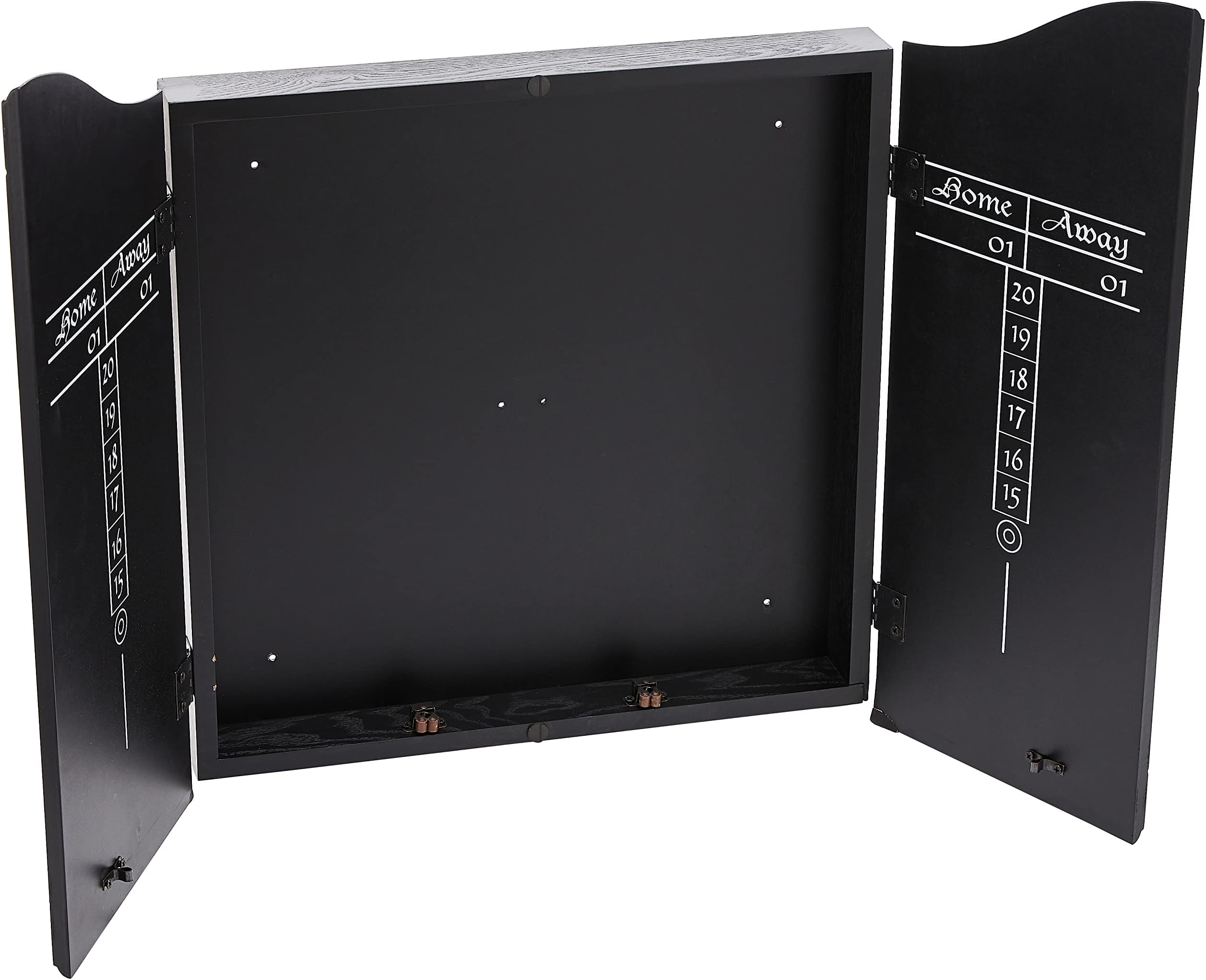 OUTLAW CueStix International Stained Wooden Dart Board Cabinet