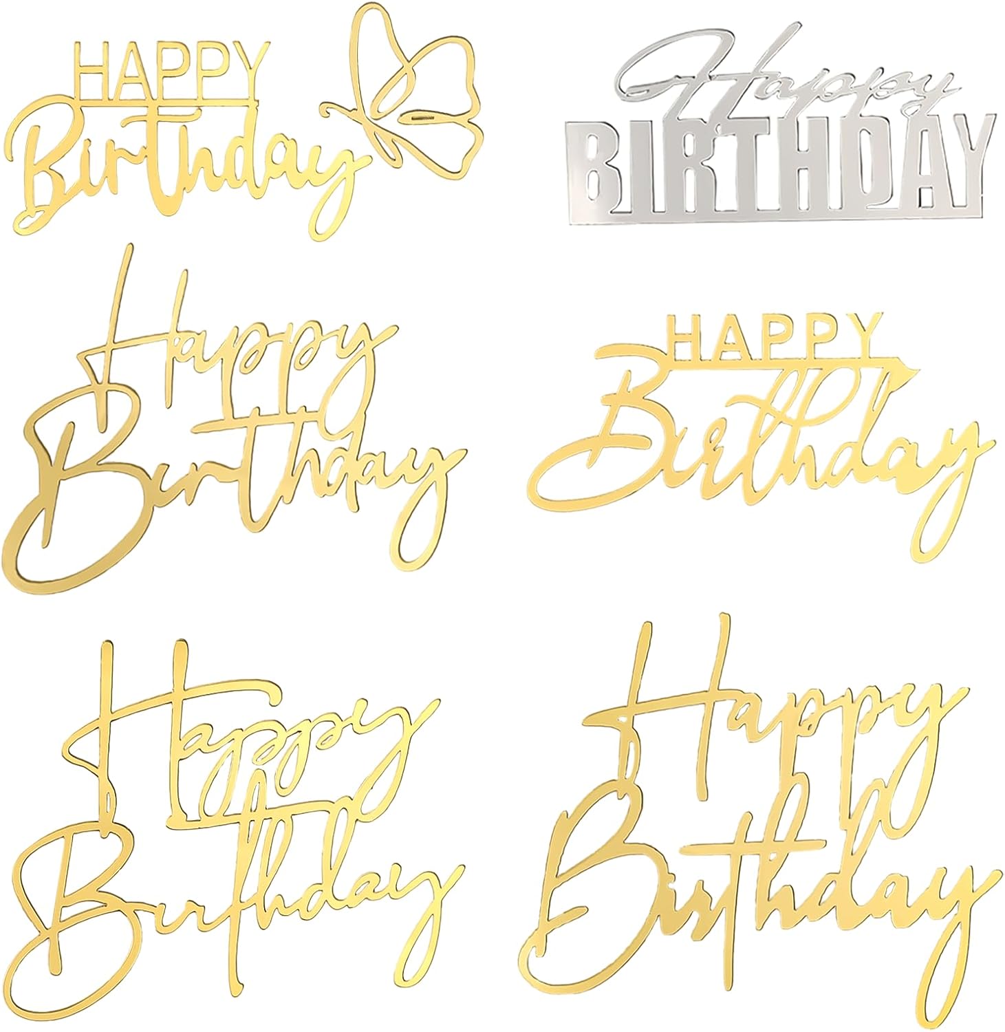 Personalized Cake Topper Birthday Cake Topper Custom Text Cake Etsy - View #11