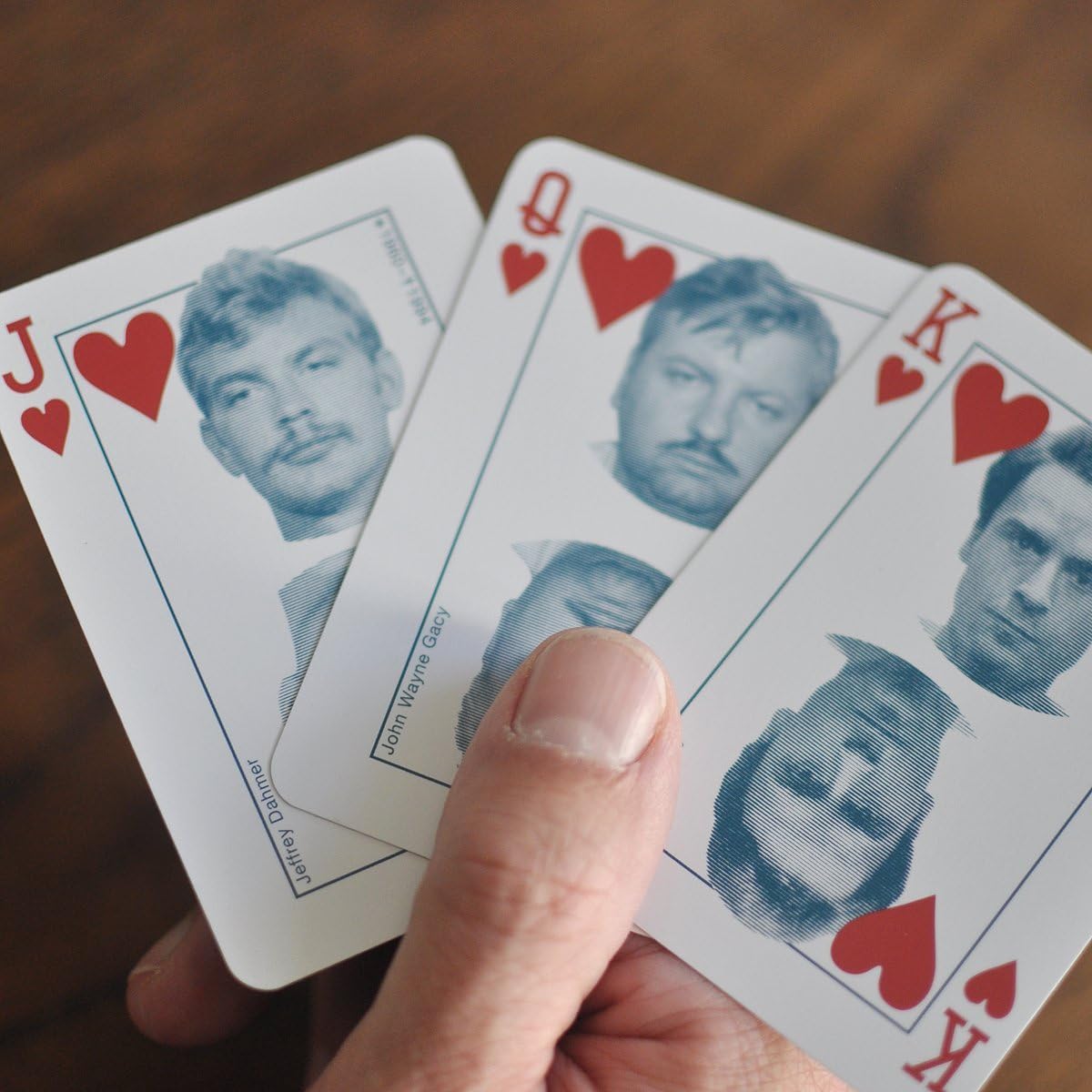 Kulturmeister - Serial Killer Playing Cards - Psycho Killer Card Game, Theme Poker Cards for Game Nights