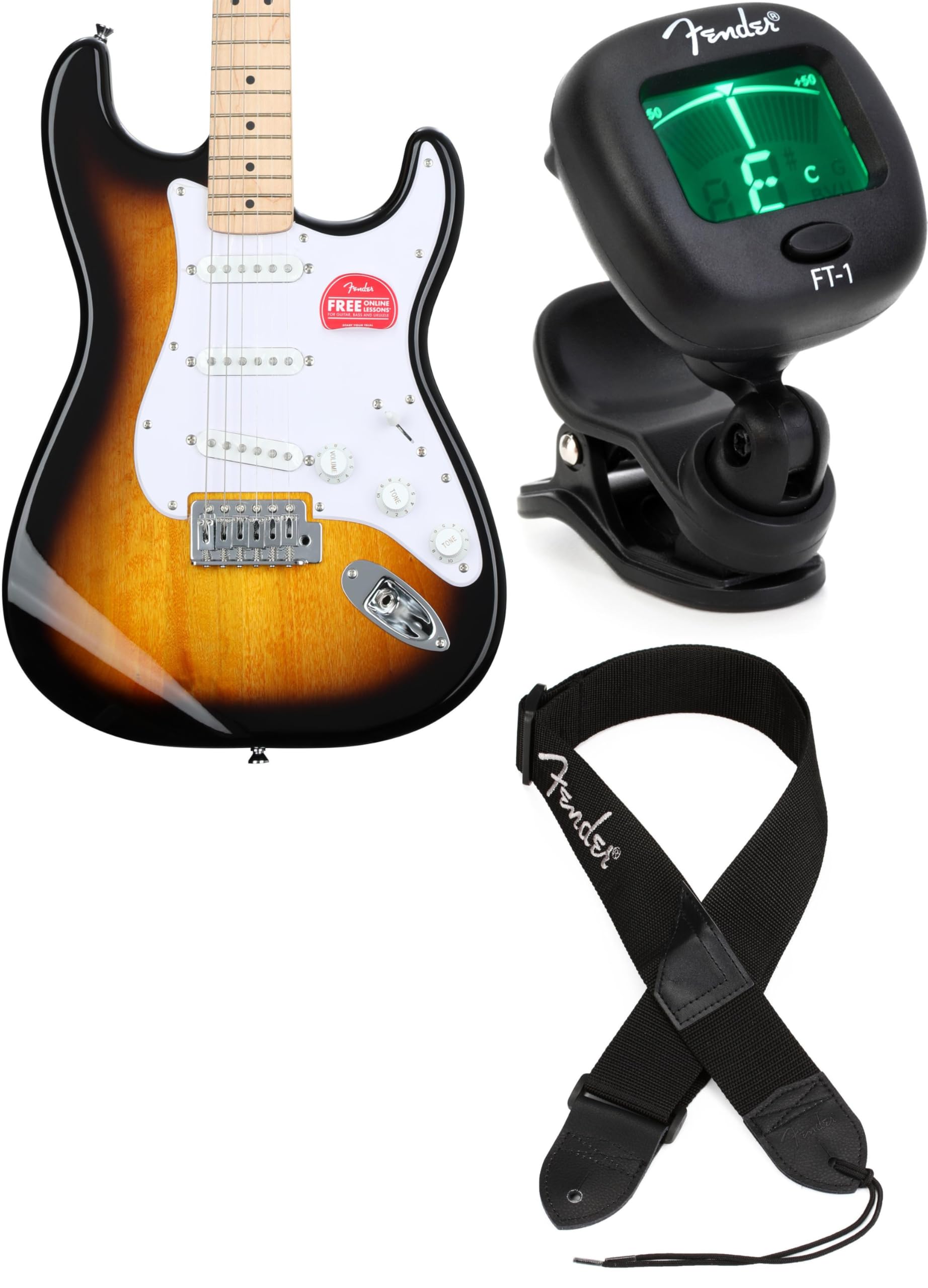 Amazon.com: Fender Squier Sonic Stratocaster Electric Guitar