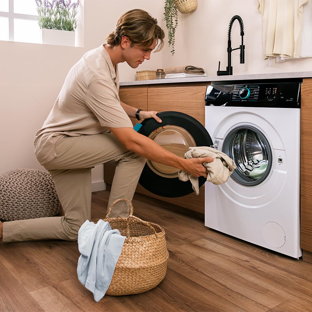 Cecotec Lave linge Frontal Bolero DressCode 7150 Inverter A, Machine à laver 7 kg 1400 tr/min 12 programmes Classe A