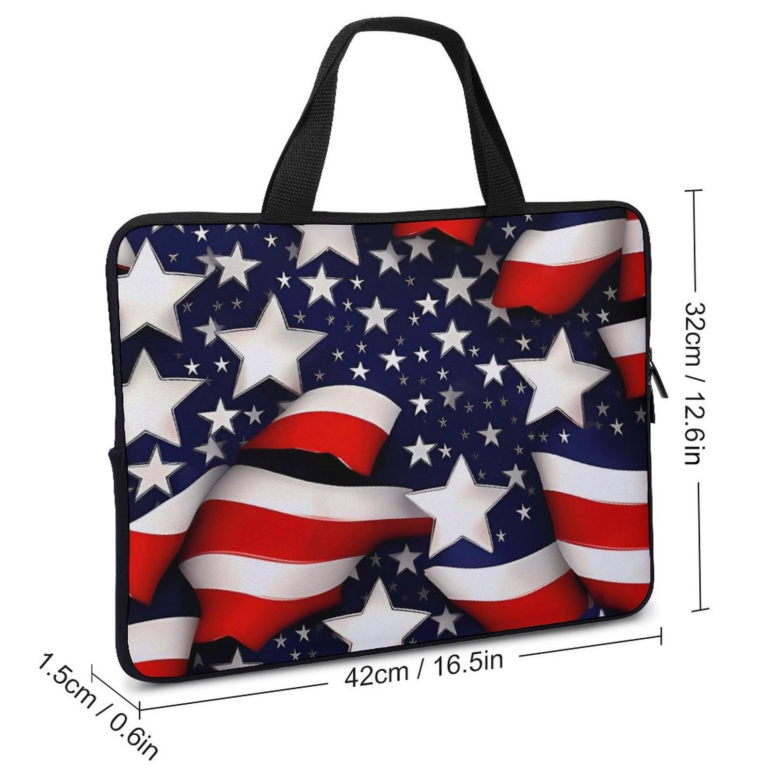 Custodia per laptop da 17", ultra sottile, leggera e impermeabile, in neoprene resistente, con cinghia da polso