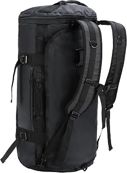 MIER Gym bag Travel Bag Man with Shoe Compartment,Convertible Duffel Backpack with Shoulder Straps, Heavy Duty and Water Resistant as Karate Kid, Luggage, Overnight,Ryanair Cabin Bag