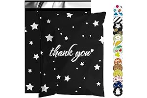 25 PCS Star Poly Mailers - 10x13 Inches