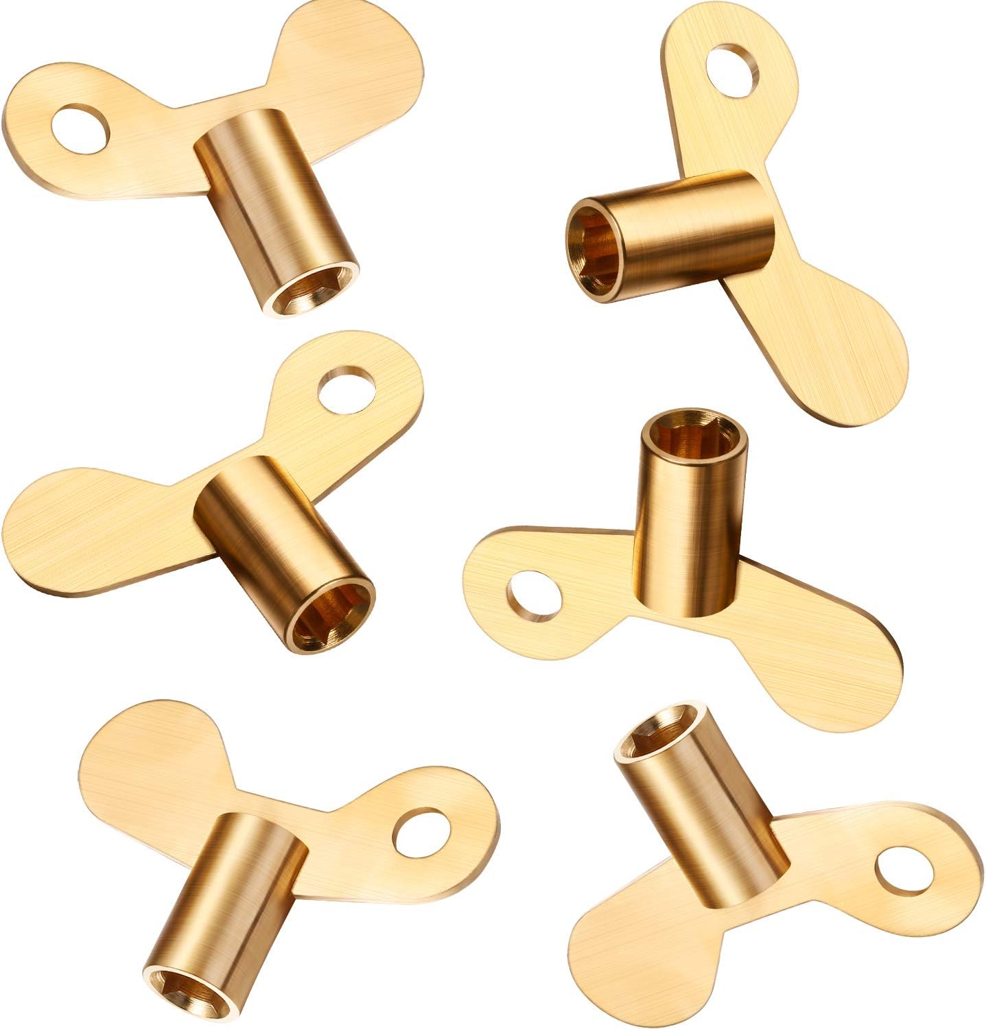 6 Pack Radiator Key Radiator Bleed Key Plumbing Key for Screw Air Valve