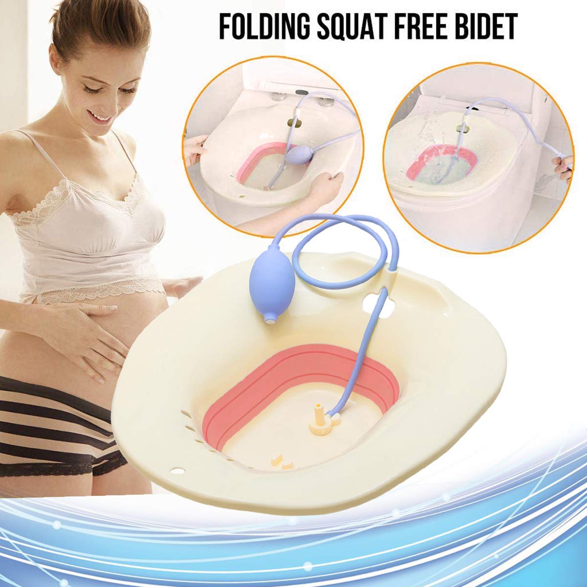 Sitz Bath for Toilet Seat Bartholin Cyst Sitz Bath for Hemorrhoids