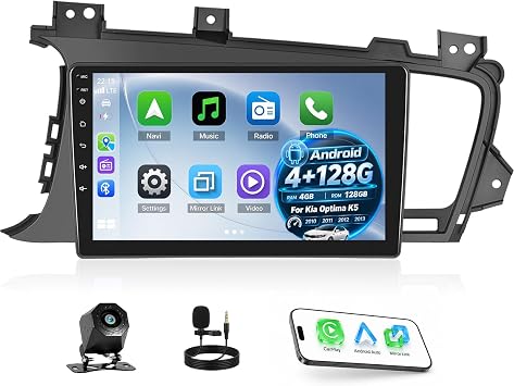 [4+128G] Android 15 Car Radio Stereo for Kia Optima K5 2010-2013