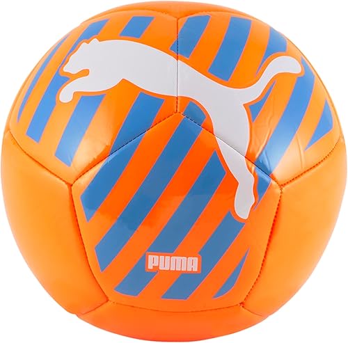 PUMA Big Cat Ball, naranja y azul, pelota recreativa de fútbol, 1