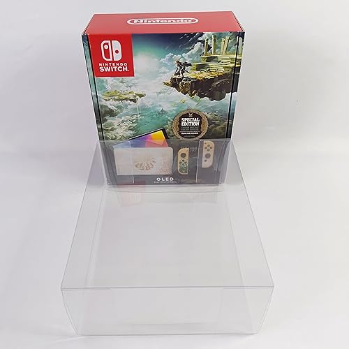 OLED Nintendo Switch Box Protector Display Case PET Plástico .5MM Grueso