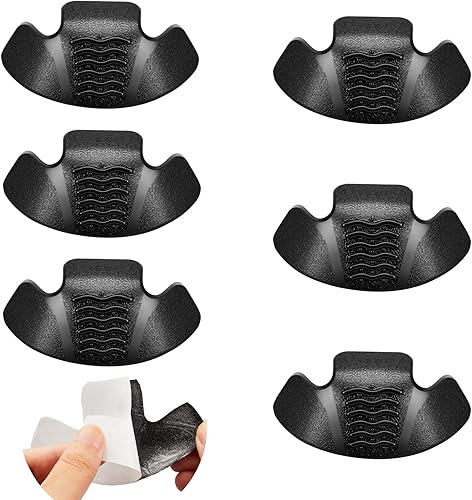 Jadive Paquete de 6 protectores de puntera de botas de trabajo, protección de dedos de zapatos de trabajo de aplicación simple, protector de puntera