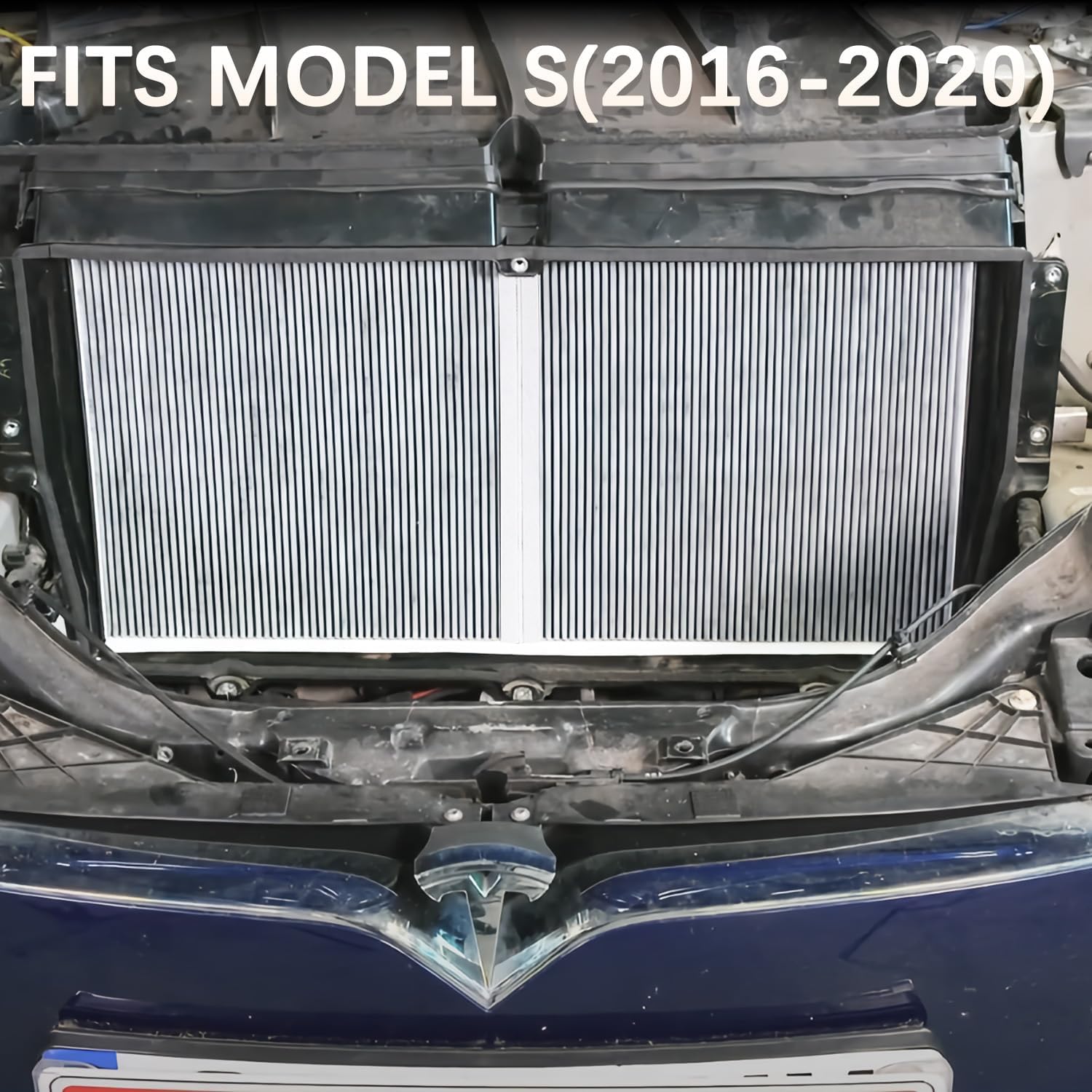 HEPA Air Filter for Tesla Model S 2016 2017 2018 2019 2020,Activated Carbon Intake Filter,cabin filter.Stronger Filtering, Unblocked Air Flow.