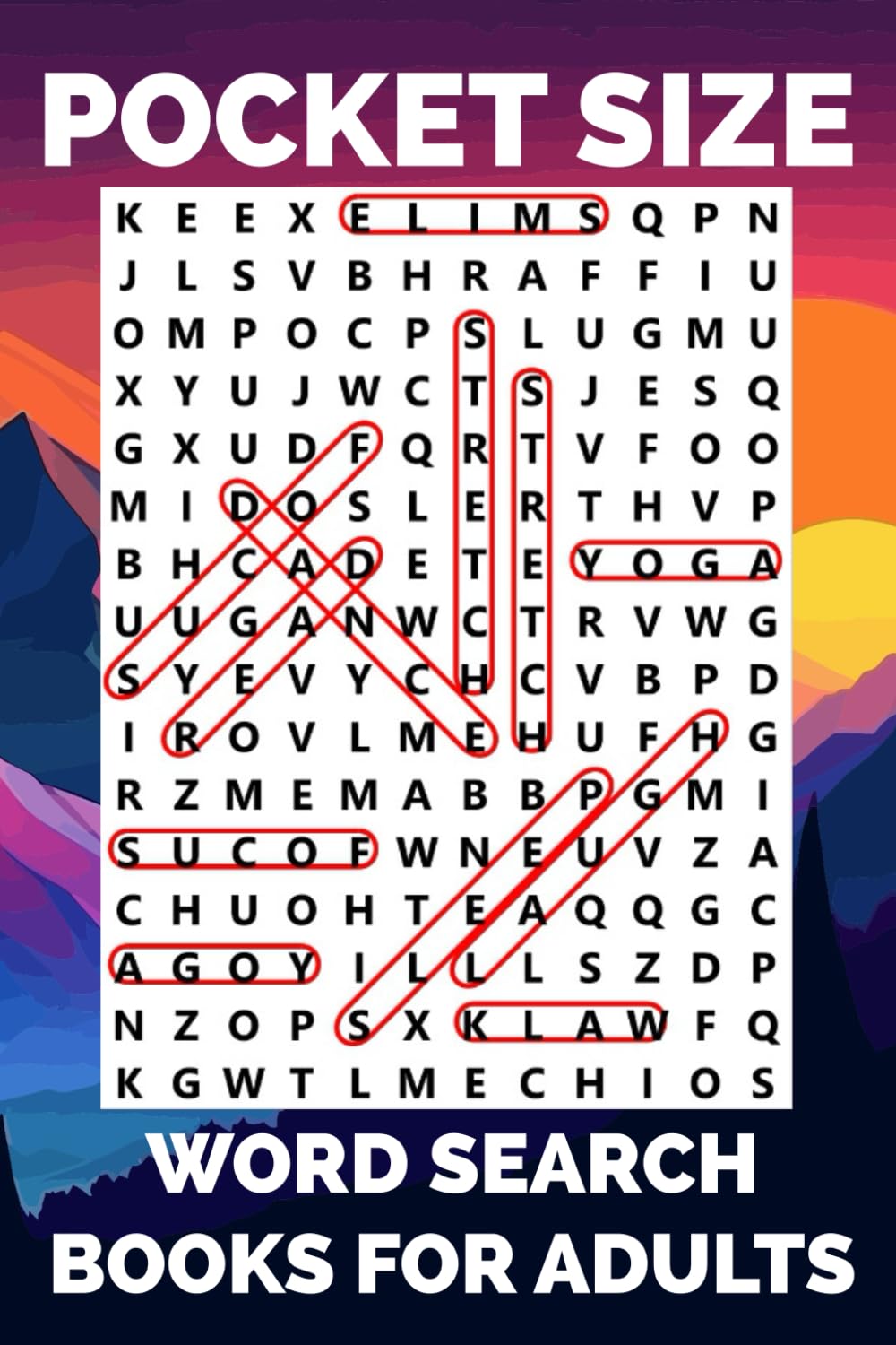 Pocket Size Word Search Books for Adults: 102 Puzzles – 4x6 Inches – Compact and Fun for All Ages