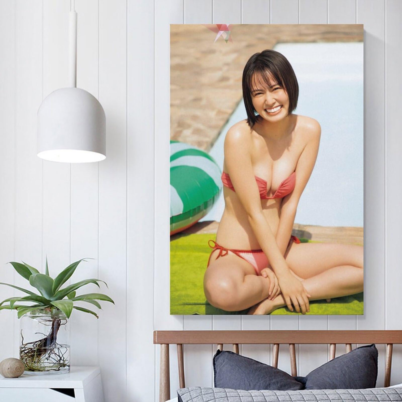 Amazon.co.jp: 新谷あやかビキニ セクシー 下着ポスター キャンバス