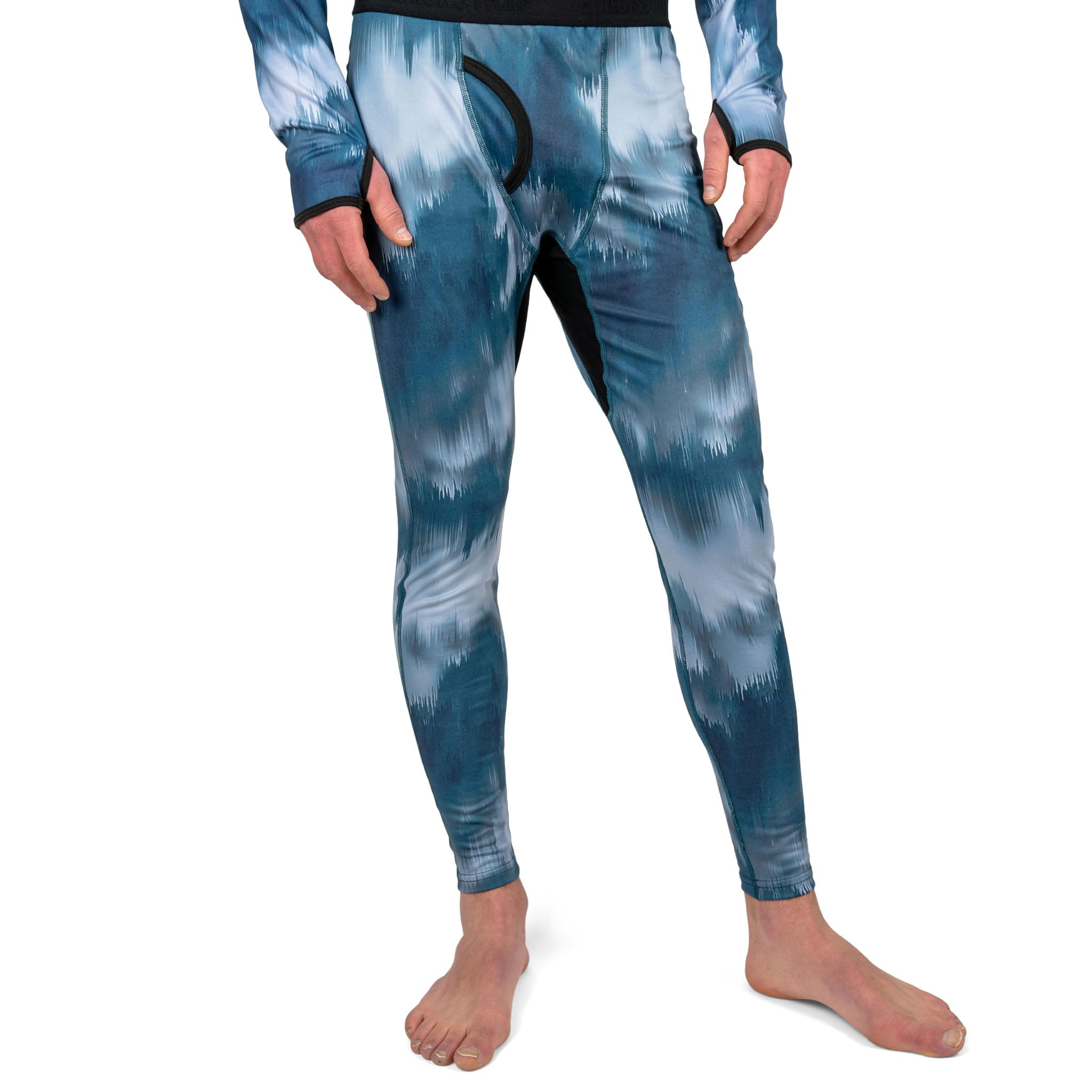 BLACKSTRAP Men's Summit Baselayer Pant - Glitch Blue | Large