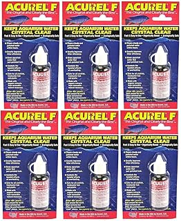 Acurel F Water Clarifier 1.06 fl.oz 25ml, Pack of 6, 25 ml
