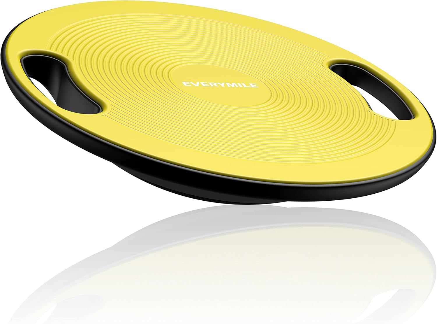 EVERYMILE Wobble Balance Board, Exercise Balance Stability Trainer Portable Balance Board with Handle for Workout Core Trainer Physical Therapy & Gym 15.7" Diameter No-Skid Surface : Sports & Outdoors