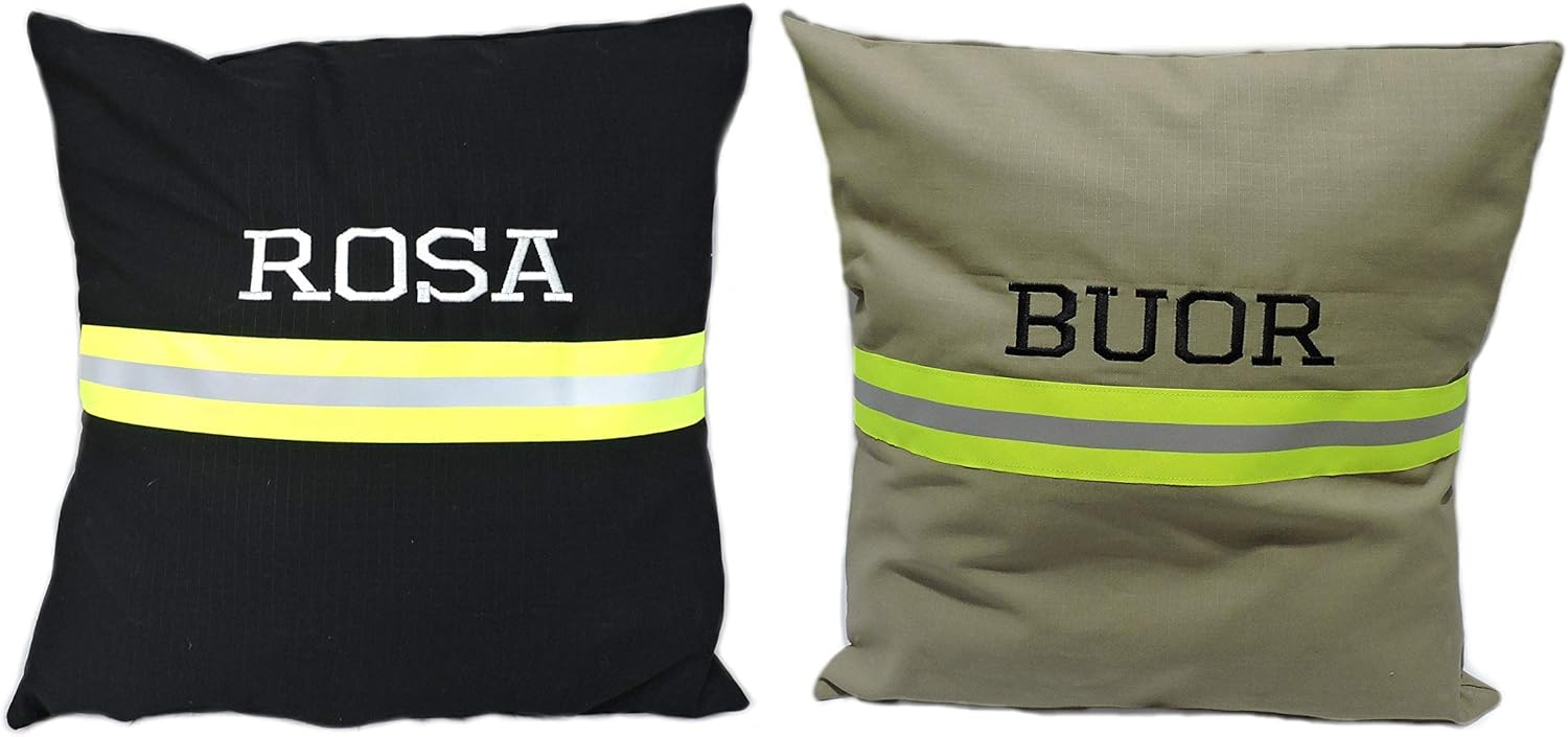 Firefighter Personalized Embroidered Pillow Cover
